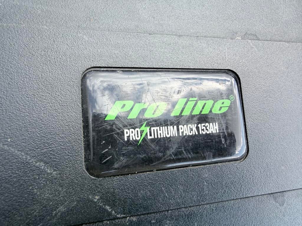 Proline Lithium Accu 153Ah voor boot of camper, Ophalen, Gebruikt