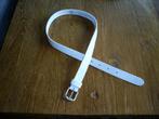 NIEUW __ PETROL witte leren riem, 3 tot 5 cm, Verzenden, Tailleriem, Petrol