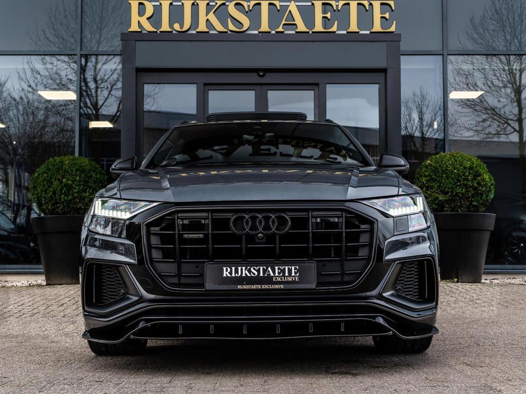 Audi Q8 55 TFSIe Quattro S-Line|PANO|B&O|RS STOELEN|360°, Auto's, Audi, Automaat, Gebruikt, 2995 cc, Bedrijf
