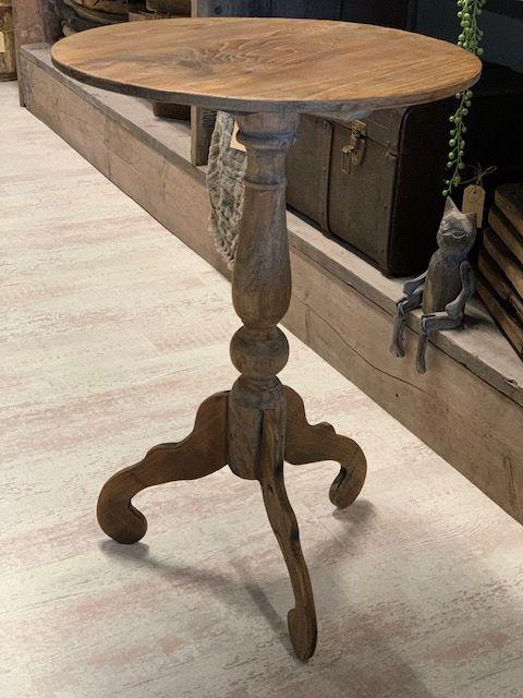 Wijntafel Teak verschillende soorten SALE, Huis en Inrichting, Tafels | Bijzettafels, Ophalen, L&U, Minder dan 55 cm, Rond