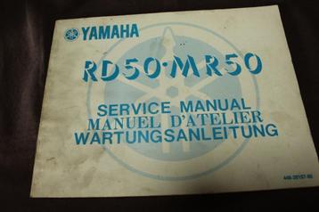 Yamaha RD50 MR50 1979 moped service manual  beschikbaar voor biedingen