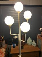 Vintage staande space age spoetnik lamp, Ophalen, Gebruikt, Spoetnik vintage mid century space age jaren 70, Glas