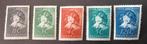 Nederland Kinderzegels 1937 NVPH 300 t/m 304 Ongebruikt, Ophalen of Verzenden, T/m 1940, Postfris