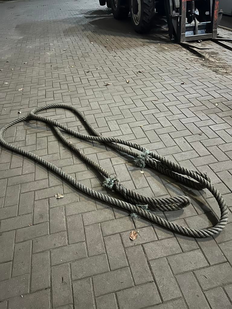 Scheepstouw blauw. 10 mtr. Dikke., Ophalen, Zo goed als nieuw, Gereedschap