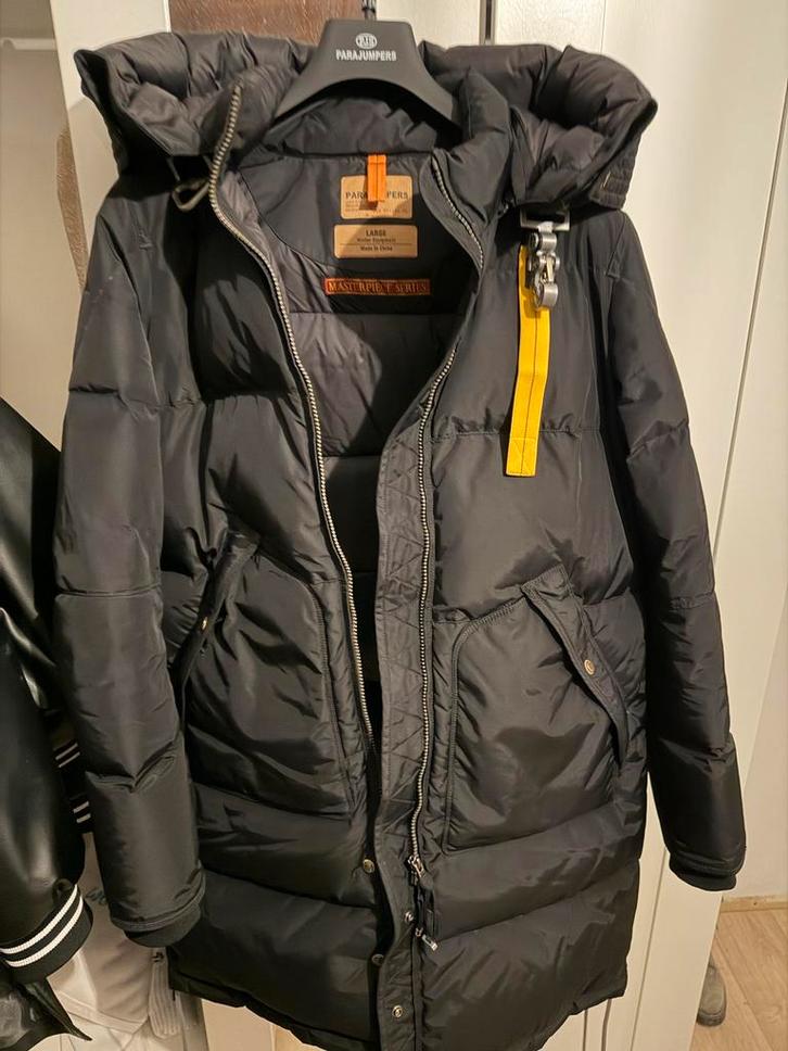 Parajumpers Long Bear Damesjas, Kleding | Dames, Jassen | Winter, Zo goed als nieuw, Maat 42/44 (L), Zwart, Ophalen of Verzenden