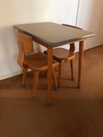 Schilte Kleuterstoeltjes met Tafel - Massief Beuken, Ophalen, Gebruikt, Tafel(s) en Stoel(en)