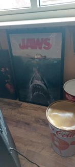JAWS poster ingelijst, Zo goed als nieuw, Ophalen