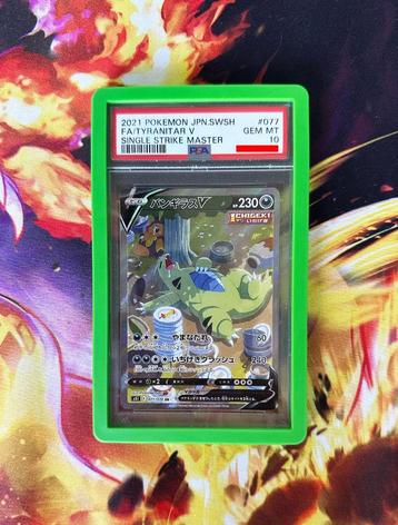 PSA 10 | Tyranitar V | 077/070 – Single Strike Master | Poké beschikbaar voor biedingen