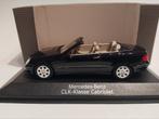 Minichamps 1:43 Mercedes Benz CLK cabriolet obsidian black, Hobby en Vrije tijd, Modelauto's | 1:43, Ophalen of Verzenden, Zo goed als nieuw