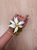 Witte bloemen ketting, 10 cm of meer, Overige materialen, Wit, Nieuw