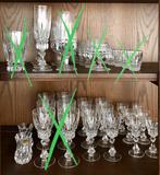 Prachtig glasservies Cristal d’arques Pompadour, Ophalen of Verzenden