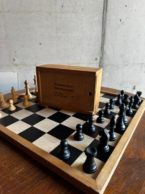 Schaakstukken Stauntonmodel – Koning 72 mm, Hobby en Vrije tijd, Denksport en Puzzels, Schaken, Minder dan 500 stukjes, Ophalen of Verzenden