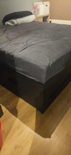 IKEA Bed 180x200 - Tweepersoons brimnes, Ophalen, Bruin, Tweepersoons, 180 cm