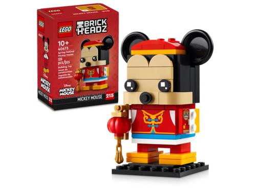 40673 LEGO BrickHeadz: Mickey Mouse op het Lentefestival, Kinderen en Baby's, Speelgoed | Duplo en Lego, Nieuw, Lego, Complete set