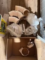 Rookgasafvoeren 80mm 45 graden en beugels, Doe-het-zelf en Verbouw, Verwarming en Radiatoren, Ophalen of Verzenden, Zo goed als nieuw