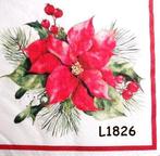 Servetten decoupage/bullet journal – kerstster L1826, Verzenden, Nieuw, Materiaal