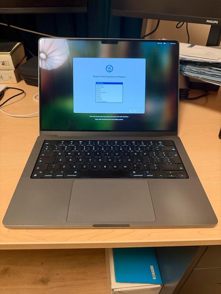 MacBook Pro 14" 2021 M1 Pro - Gebruikt, lichte gebruiksspore, Computers en Software, Apple Macbooks, Gebruikt, MacBook Pro, Overige groottes