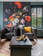 2x luxe fauteuils industrieel leer zgan, Huis en Inrichting, Fauteuils, Ophalen, Zo goed als nieuw, Leer