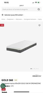 Nieuwe Jysk Dreamzone matras, Huis en Inrichting, Ophalen, Eenpersoons, Nieuw, 80 cm