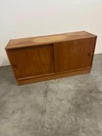 Vintage Deens Domino Mobler, Huis en Inrichting, Kasten | Dressoirs, Ophalen, Met plank(en), Gebruikt, 100 tot 150 cm