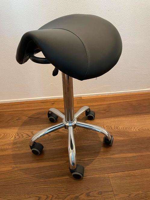 Ergonomische Zadelkruk, Huis en Inrichting, Bureaustoelen, Zo goed als nieuw, Bureaukruk, Zwart, Ergonomisch, Ophalen