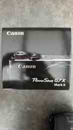 Canon PowerShot G7X Mark II in absolute nieuwstaat, Ophalen, Canon, Compact, Zo goed als nieuw