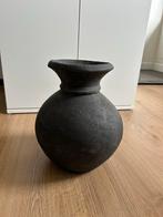 Donkergrijze kruik/vaas, Ophalen, Zo goed als nieuw, Overige kleuren, Minder dan 50 cm