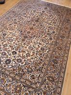 Vintage handgeknoopt perzisch tapijt kashan 314x210, Info@SlatsAntiek.nl, Crème, Gebruikt, Perzisch