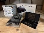 Nintendo DS Lite met verschillende spellen, Spelcomputers en Games, Spelcomputers | Nintendo DS, Ophalen, Zo goed als nieuw, Zwart