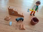 Playmobil Bosset met Houthakker, Kinderen en Baby's, Speelgoed | Playmobil, Ophalen of Verzenden, Gebruikt, Los playmobil