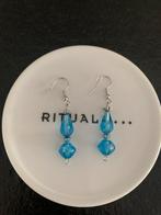 Blauwe Handmade Oorbellen Hangertjes, Sieraden, Tassen en Uiterlijk, Oorbellen, Hangers, Blauw, Nieuw, Ophalen of Verzenden