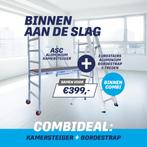Kamersteiger + bordestrap, Trap, Nieuw, Ophalen of Verzenden, Opvouwbaar of Inschuifbaar