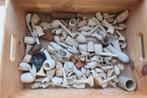 Doos Goudse kleipijpen, pijpenkoppen, bodemvondst, Ophalen of Verzenden, Gebruikt, Tabaksdoos of Verpakking