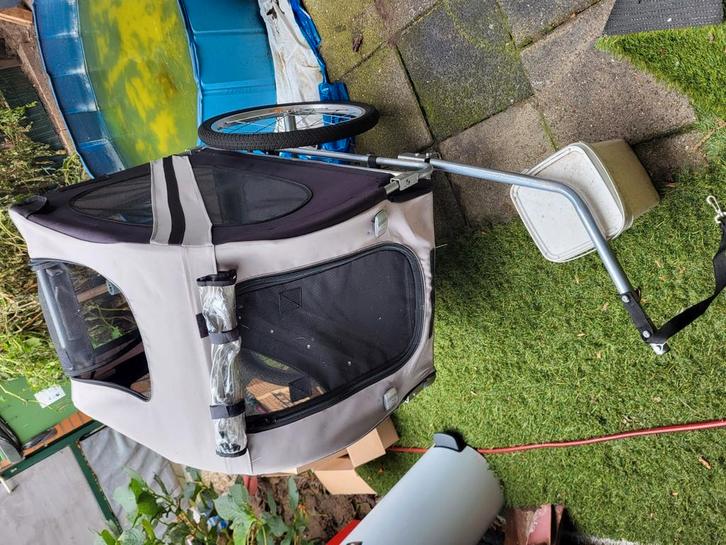 Hondenfiets kar, zo goed als nieuw !!, Dieren en Toebehoren, Honden-accessoires, Zo goed als nieuw, Ophalen