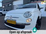 Fiat 500 0.9 TwinAir Lounge van 2de Eig met panoramadak en n, Auto's, Fiat, Voorwielaandrijving, Euro 5, Gebruikt, Zwart