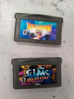 Rayman IV & Sims Bustin' Out - Game Boy Advance, Spelcomputers en Games, Gebruikt, ., 1 speler, Ophalen of Verzenden