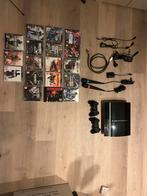 PS3 + 2 Controllers + Veel Games incl. Singstar, Spelcomputers en Games, Spelcomputers | Sony PlayStation 3, Phat, Met 2 controllers