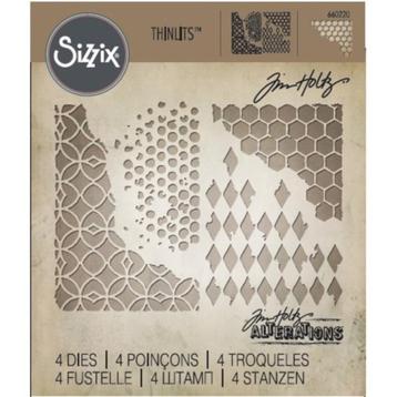 Sizzix Tim Holtz Thinlits Mixed Media #1 #660220 *laatste beschikbaar voor biedingen