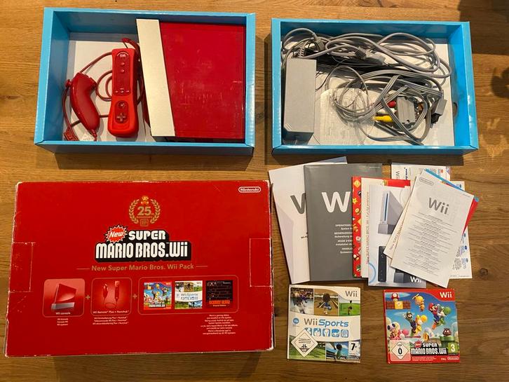 Nintendo Wii - Super Mario Bros. 25th Anniversary Edition, Spelcomputers en Games, Spelcomputers | Nintendo Wii, Zo goed als nieuw