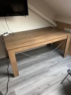 Eettafel donker eiken kleur, Huis en Inrichting, Tafels | Eettafels, Ophalen, 50 tot 100 cm, Zo goed als nieuw, Vijf personen of meer