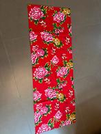 Rode tafelloper met bloemen/Hip tafelloper, Ophalen of Verzenden