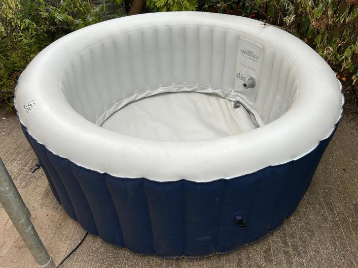 Bubbelbad opblaasbare Spa Jacuzzi Lite 180 cm met hoes, Tuin en Terras, Bubbelbaden en Hottubs, Gebruikt, Opblaasbaar, Afdekzeil