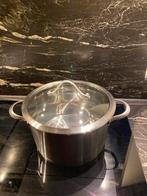 Kookpan met glazen deksel - 24 cm, Huis en Inrichting, Keuken | Potten en Pannen, Kookpan of Snelkookpan, Inductieplaat, Ophalen of Verzenden