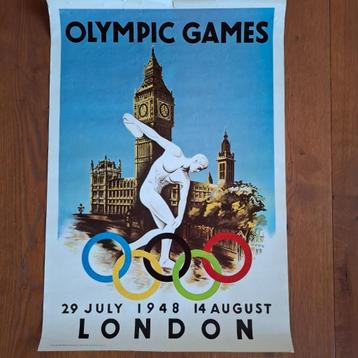 poster Olympische spelen 29 july 1948 beschikbaar voor biedingen