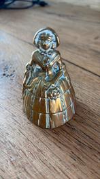 Koperen tafelbel van dame in koepelrok, Antiek en Kunst, Antiek | Koper en Brons, Ophalen of Verzenden