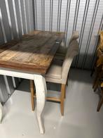 Riviera Maison Driftwood Eettafel(Hoog) incl. 6 stoelen, Ophalen, Zo goed als nieuw, 4 tot 6 stoelen