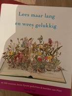 Lees maar lang en wees gelukkig - Plint gedichtenbundel, Boeken, Ophalen of Verzenden, Zo goed als nieuw