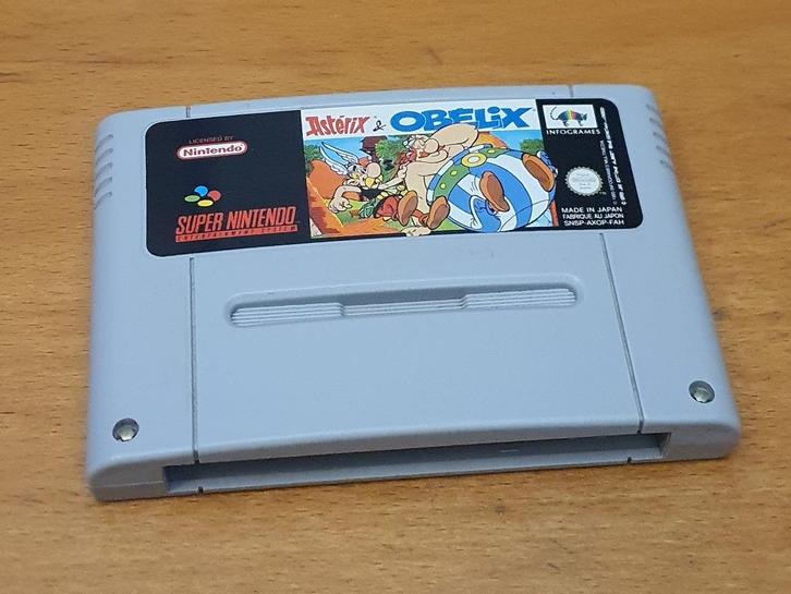 OPRUIMEN | SNES | Asterix & Obelix, Spelcomputers en Games, Games | Nintendo Super NES, Gebruikt, Avontuur en Actie, 1 speler