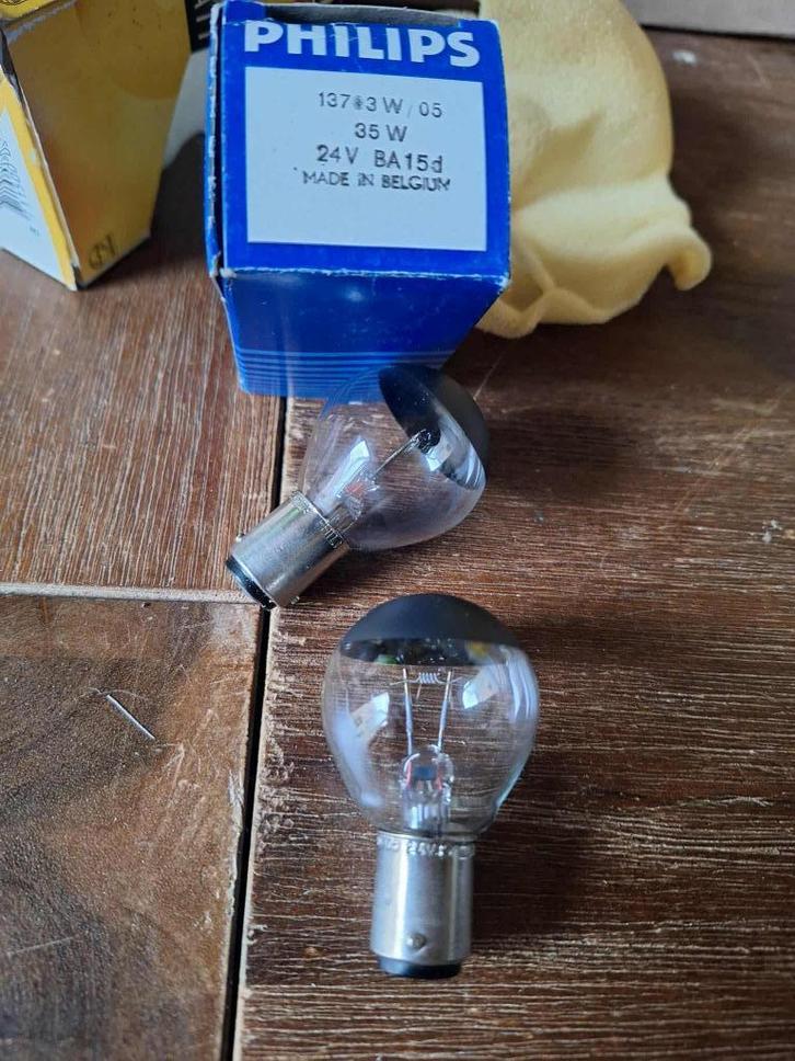 Signaal lamp, Philips 13703W/05 Ba15d 24V 35W Black Top, Huis en Inrichting, Lampen | Losse lampen, Nieuw, Gloeilamp, 30 tot 60 watt