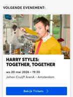 Harry Styles: Together, together op 20 mei 2x losse ticket, Eén persoon, Mei